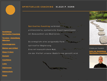 Tablet Screenshot of horncoaching.de